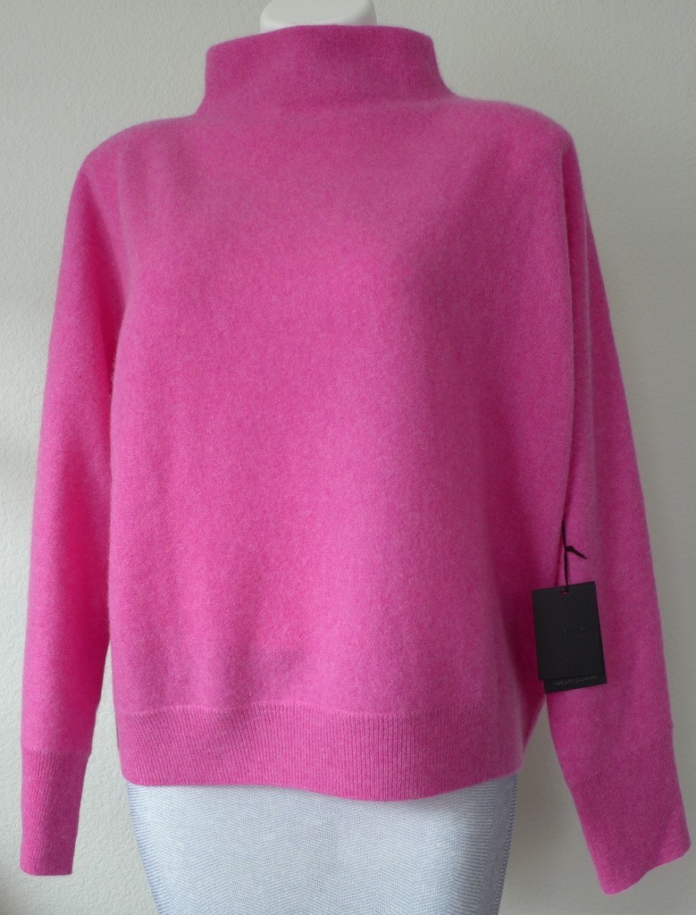 TAHARI Funnel Neck 100% 2-PLY Cashmere Sweater SOFT LUXE 5 Colors