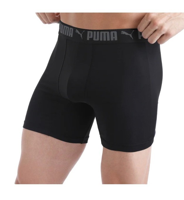 PUMA Men’s Boxer Brief, 5 pack Recycled Polyester Comfort Waistband