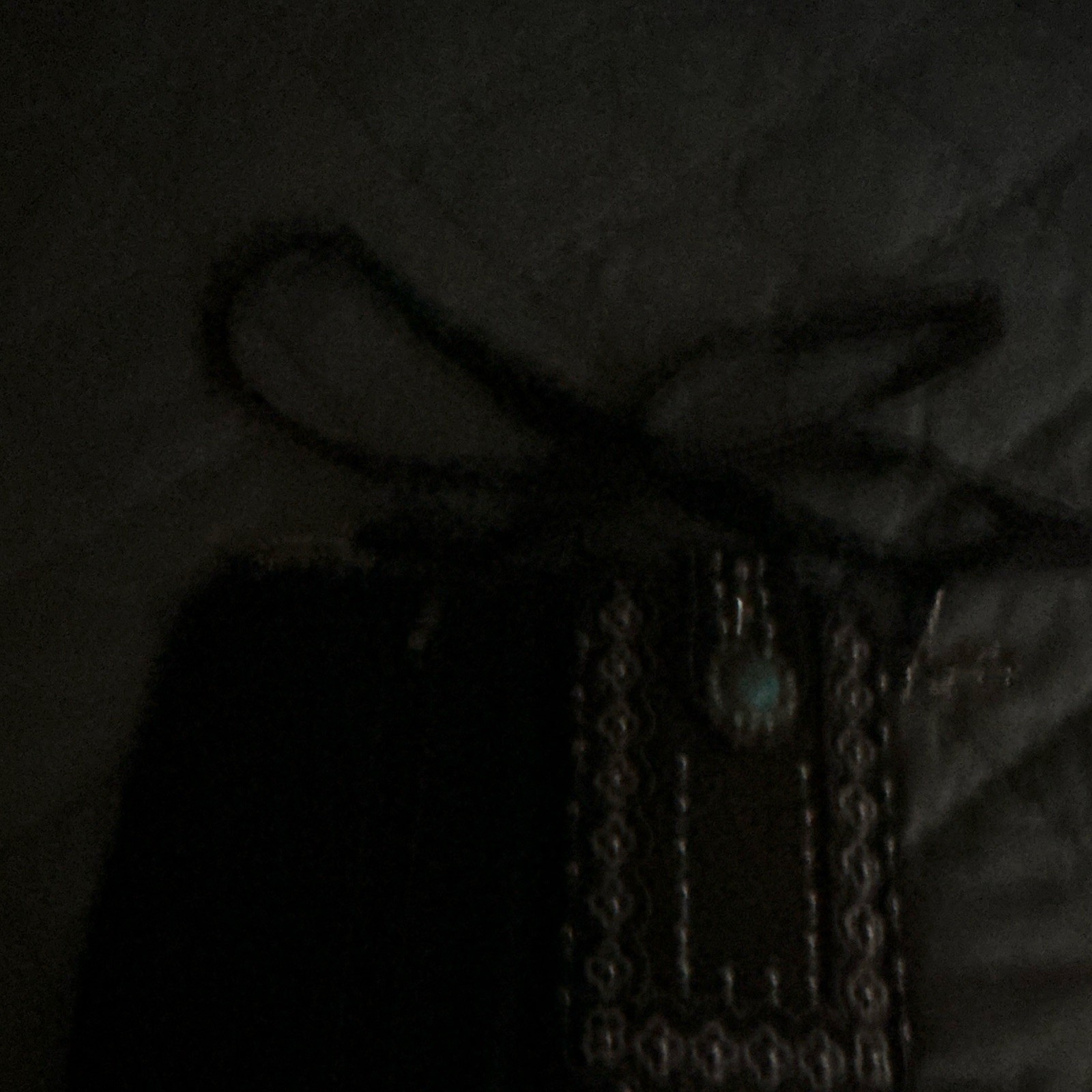 Black Small Western Cowgirl Studded Crossbody Bag Zip Closure Detachable Strap