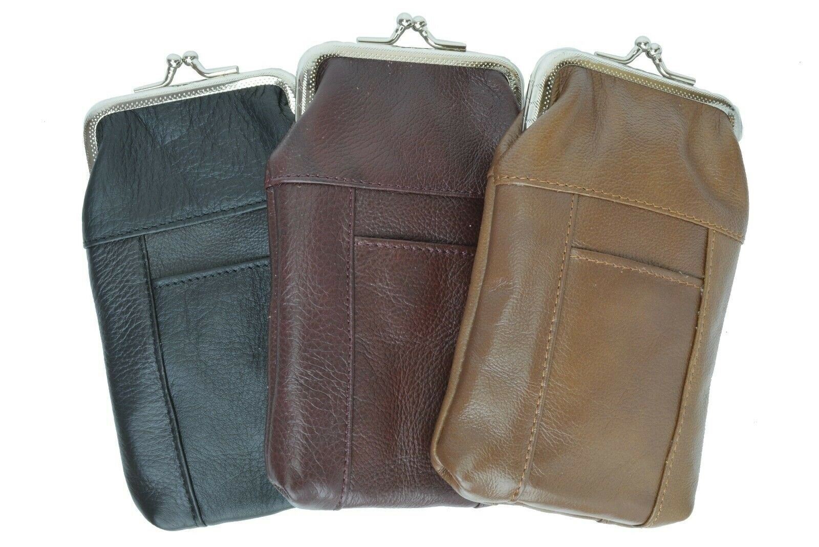 Leather Cigarette Case Pack Holder Regular or 100’s Lighter Pocket