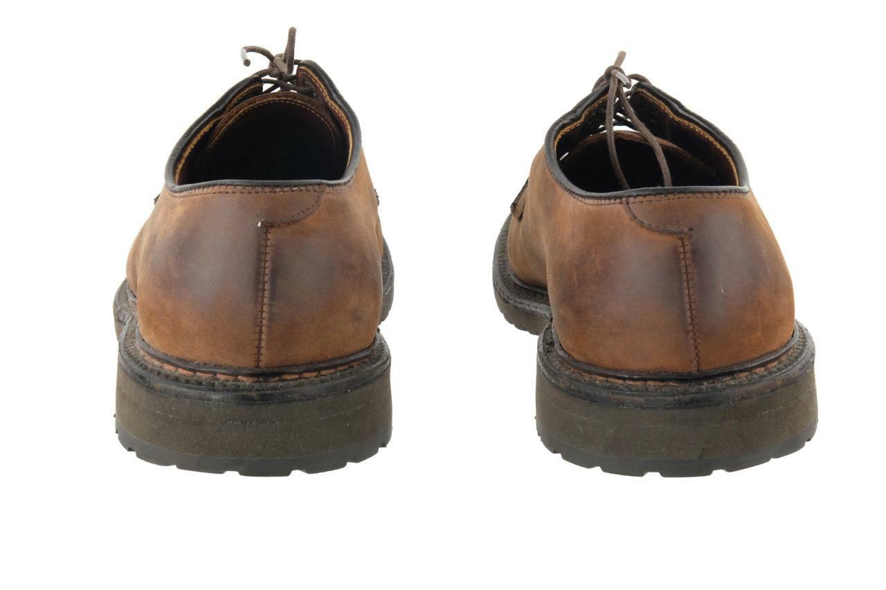 ALDEN Sz. 9.5 A/C Oxford Dress Shoes Goodyear Welt Oiled Leather Ombre Dk Brown