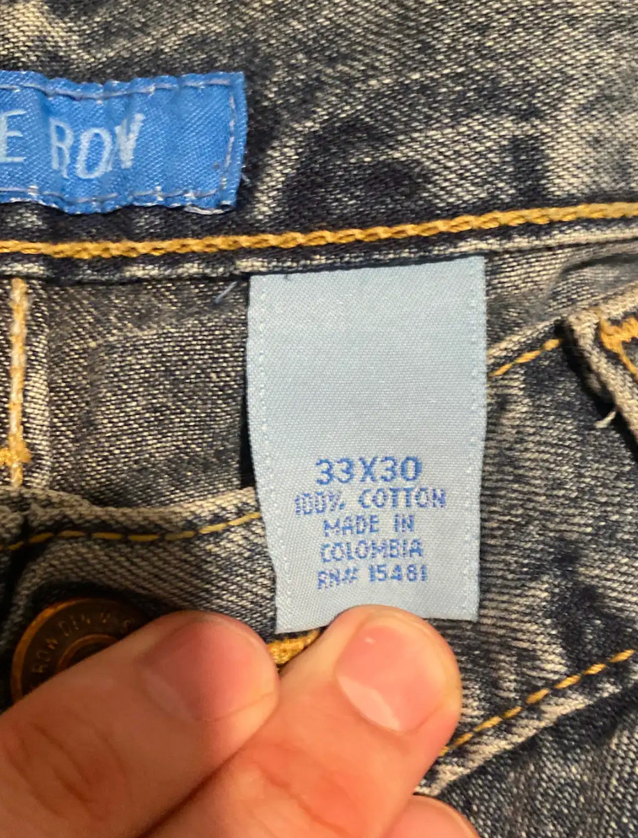 NWT Savile Row Carpenter Jeans Mens 33×30 Light Wash Blue Denim 100% Cotton