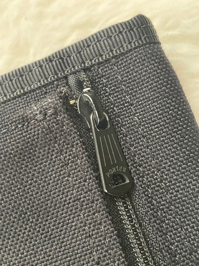 Porter Standard California Bifold Wallet Used Leather Black Condition