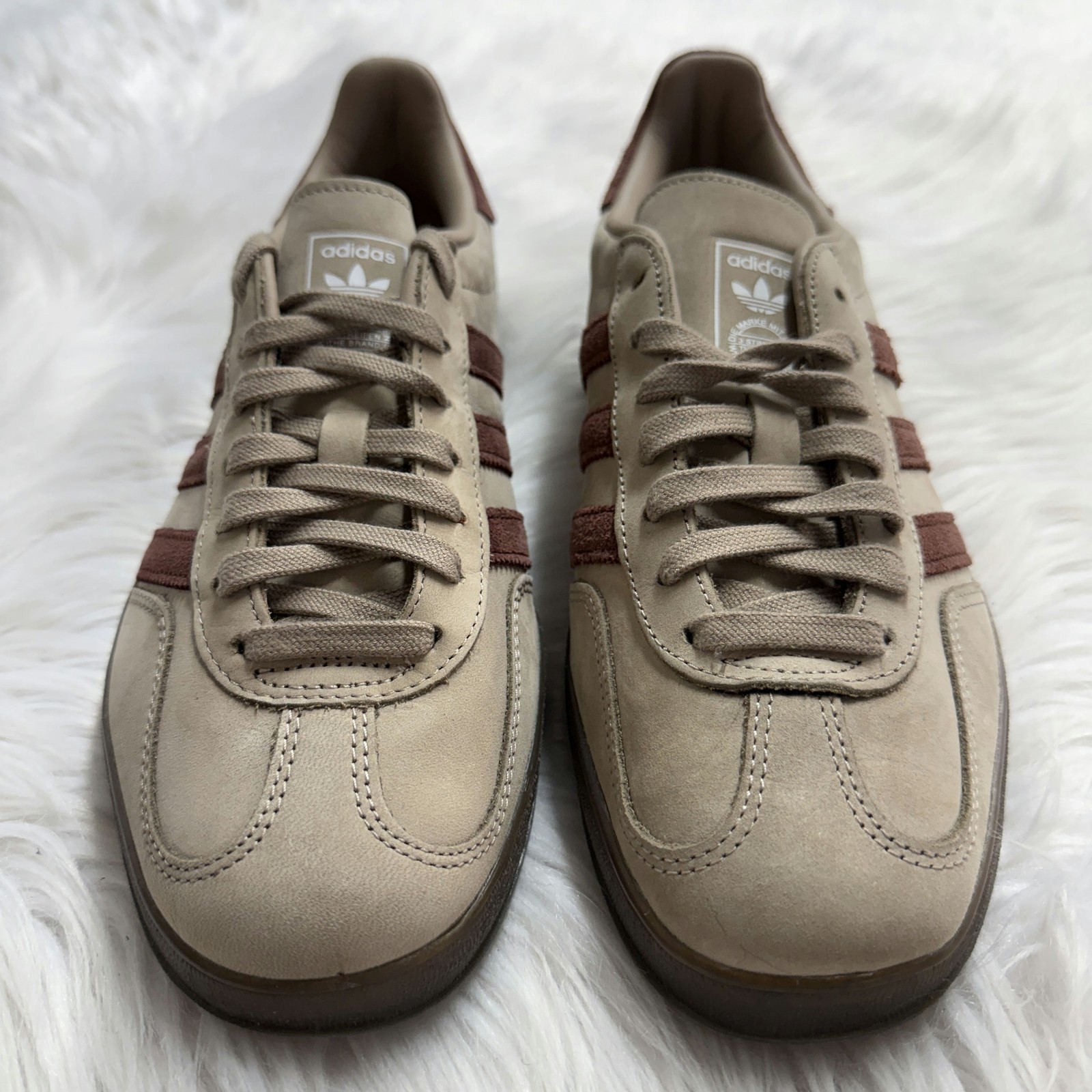 Adidas Gazelle Indoor Trace Khaki Fox Brown Mens JQ8387 NEW Multi Sz