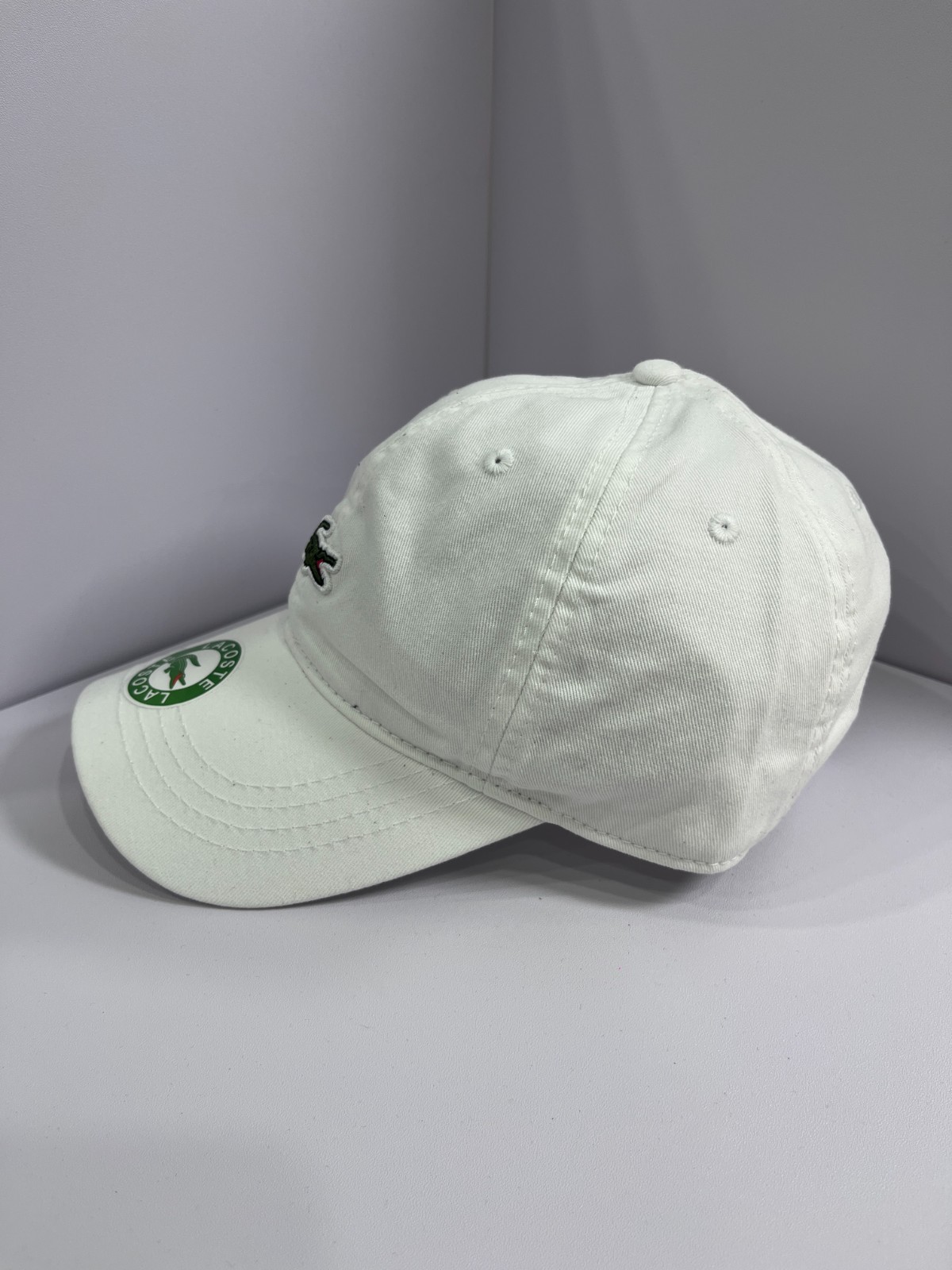 Lacoste Men’s Outdoors Sport White Baseball Cap Adjustable