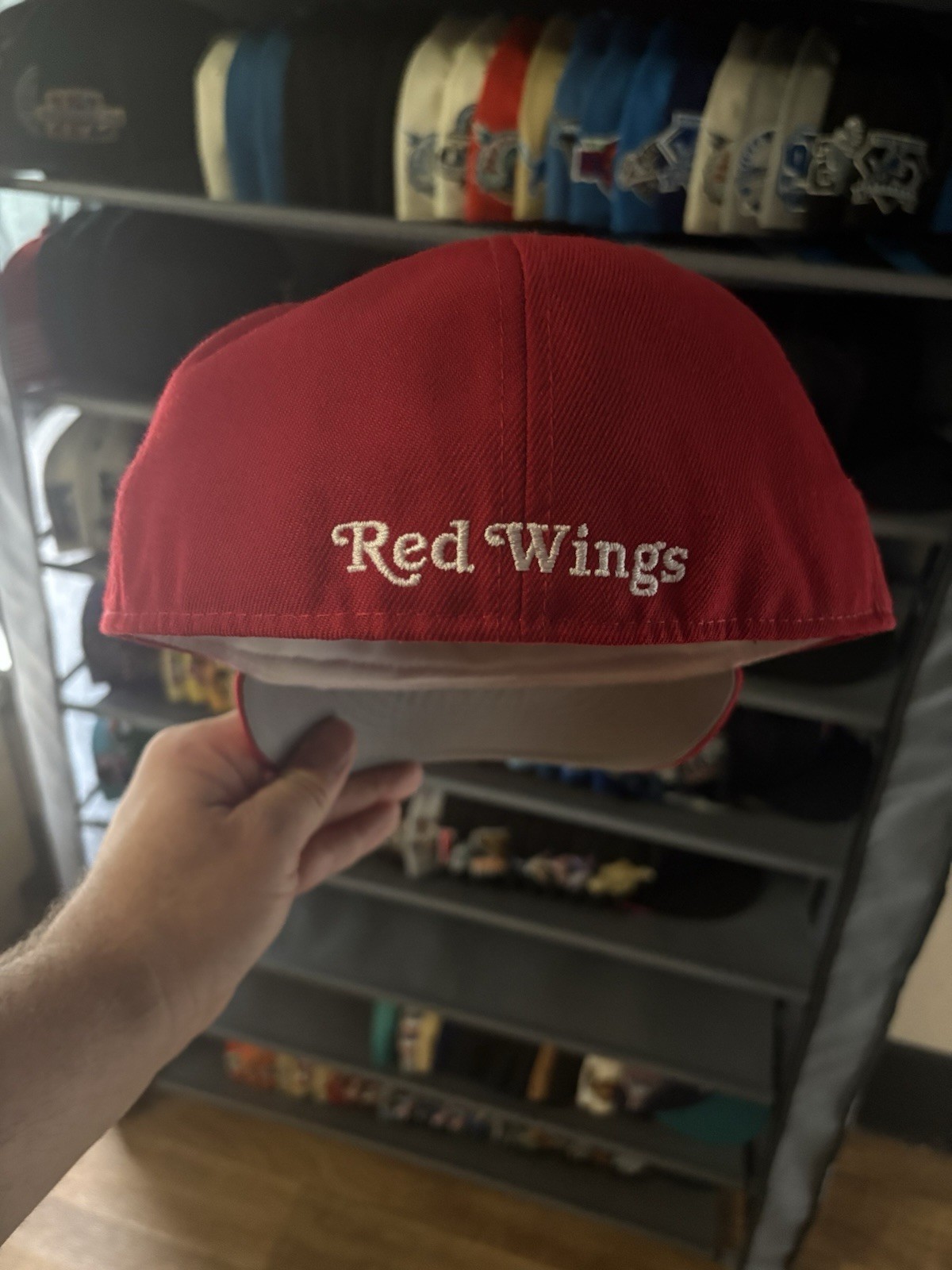 New Era 59fifty, 7 3/4, NHL, Detroit Red Wings, Basic, Plain Jane