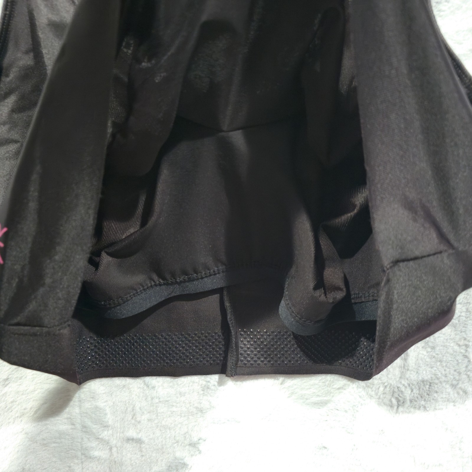 Ruby Ribbon V Neck Diva Lace Detail Demiette Seamless Bra Black 46 Plus-size.