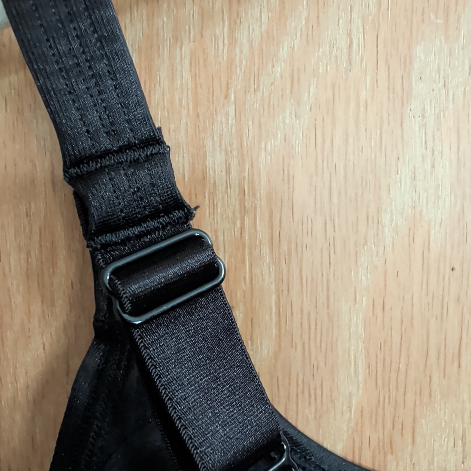 Ruby Ribbon Demiette Bra Black Size 32 Wireless Adjustable Straps