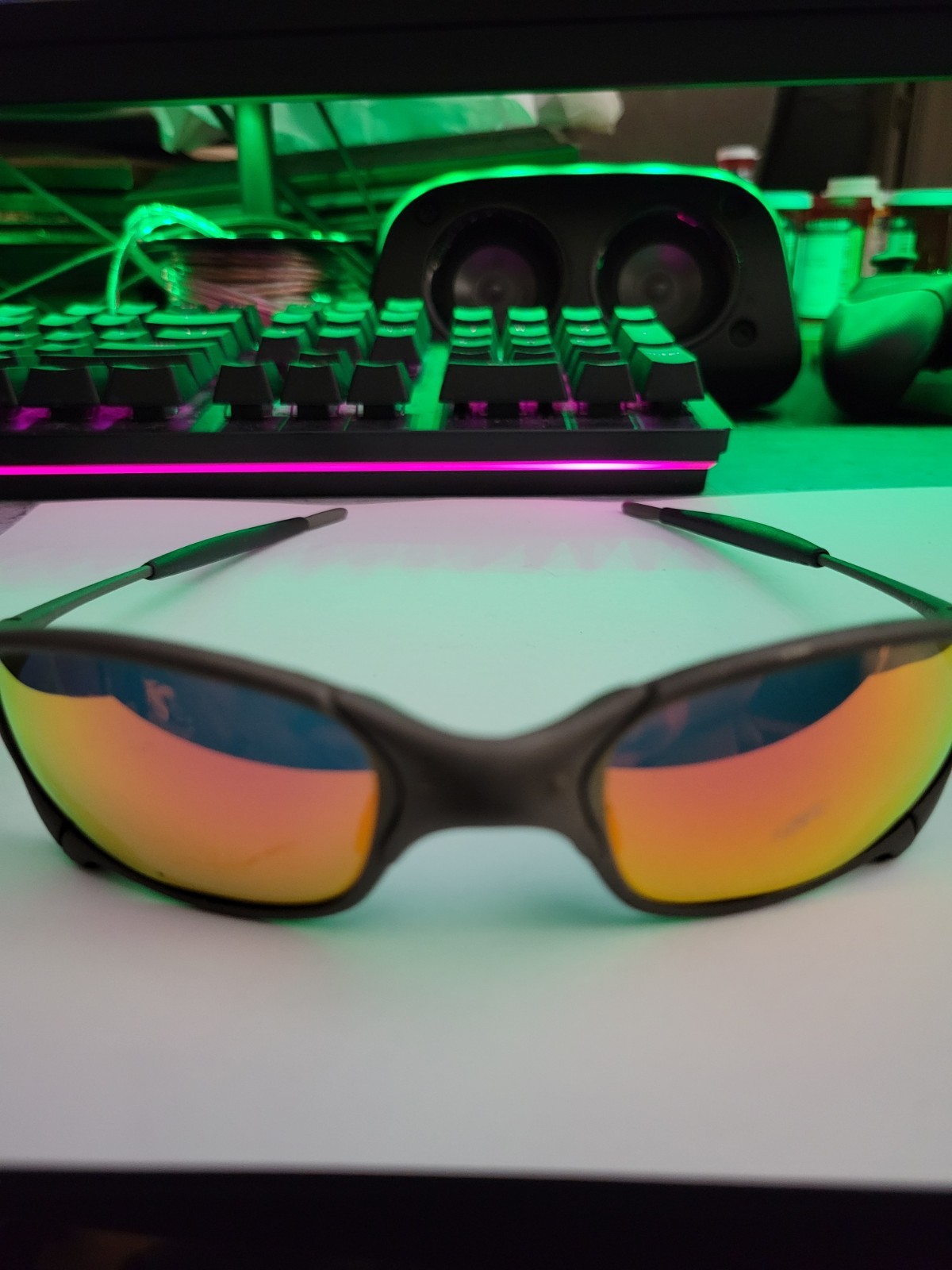 Vintage Oakley Juliet X-Metal Early Phase X-Serial Ruby Iridium Set Box