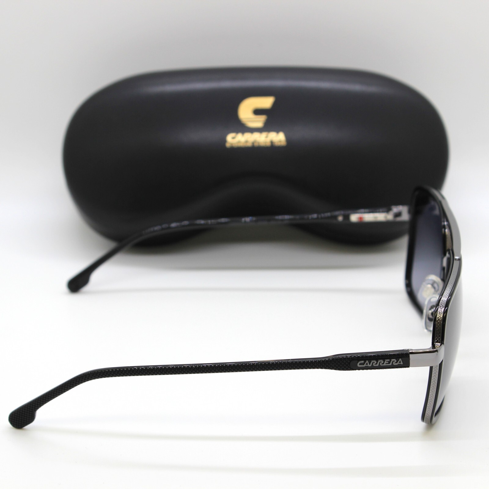 NEW Carrera 256/S Polarized Sunglasses Black / Grey 85K – 58mm Authentic