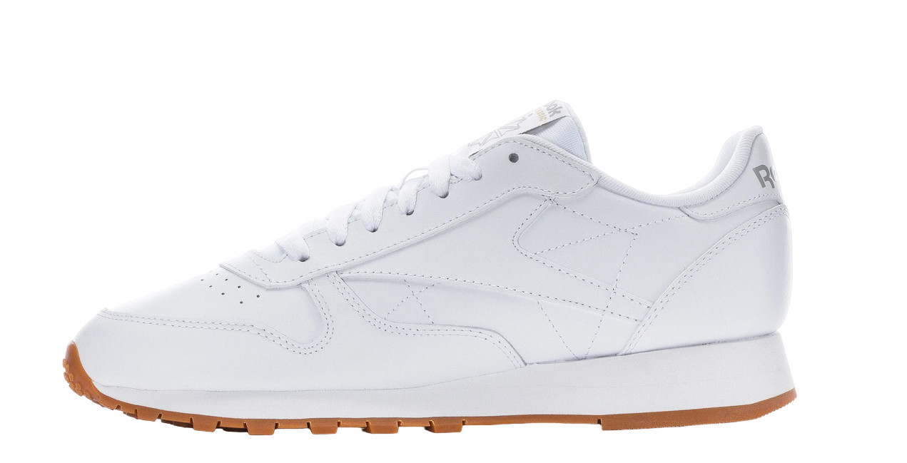 Reebok Classic Leather Low White Grey Gum Mens GY0952