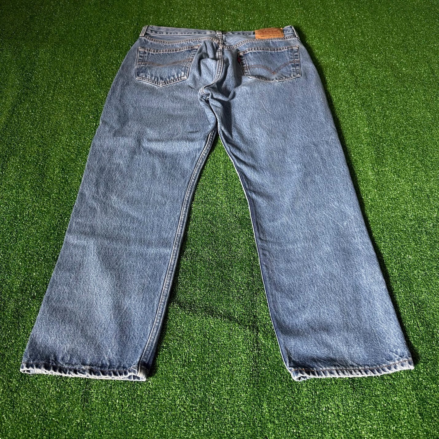 Vintage 2001 Levi’s 501XX Shrink To Fit STF Rigid Denim Jeans 36×30 Button Fly