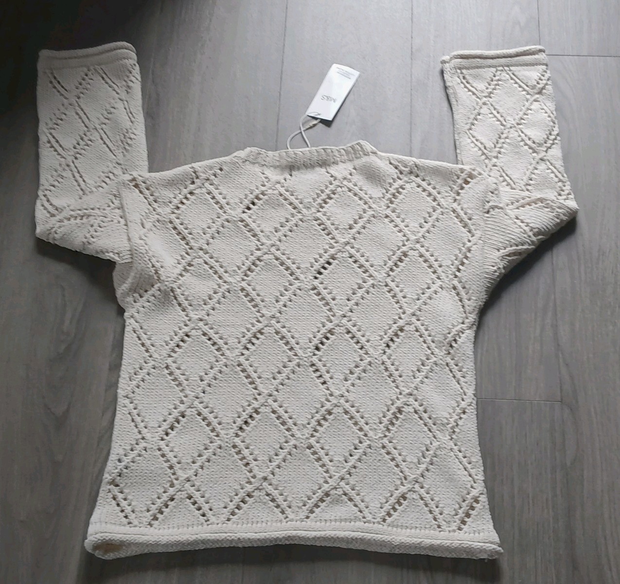 M&S Women/Ladies Natural Cotton Blend Jumpers Size Medium -BNWT-