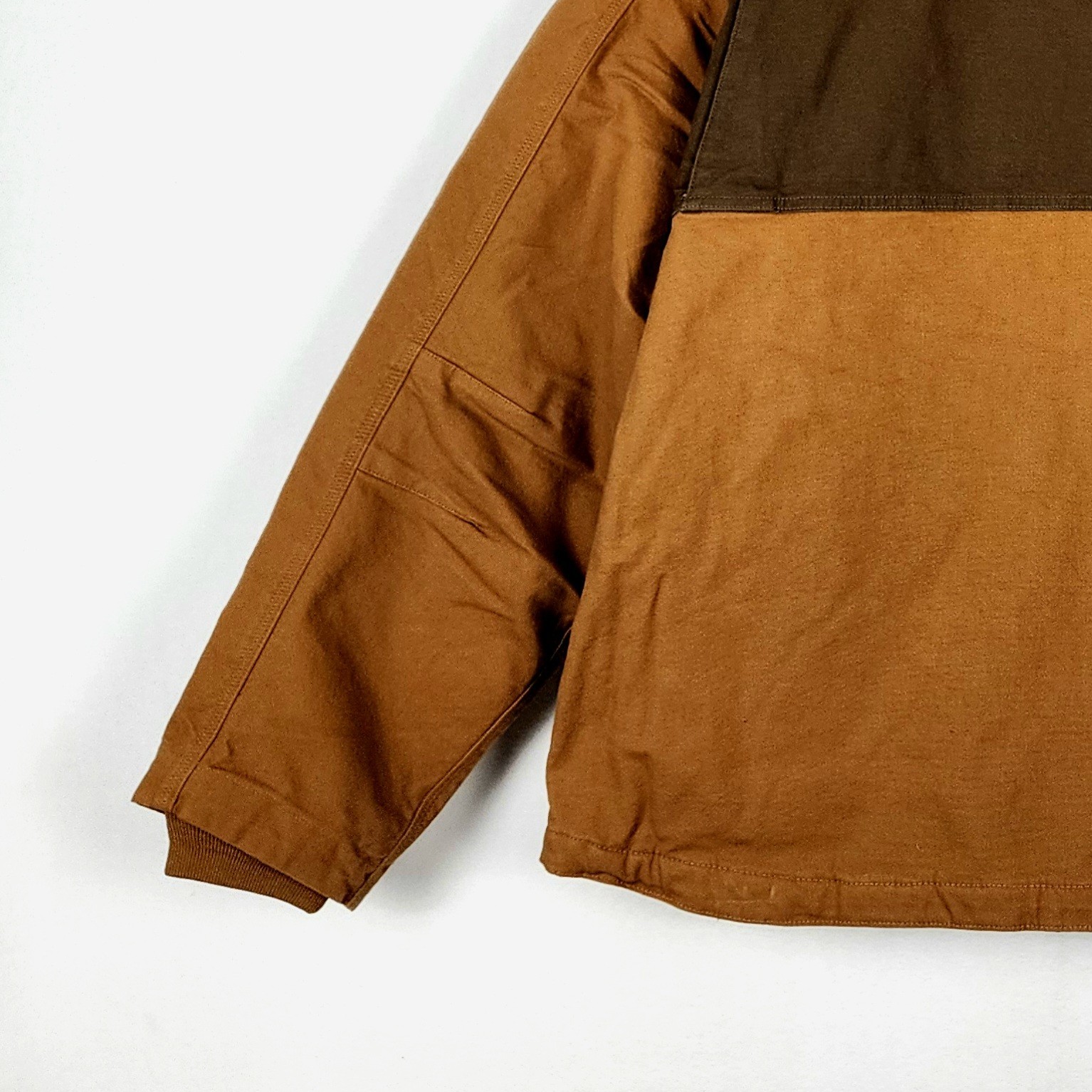 NWT Carhartt Montana 2-Tone Brown Rugged Flex Duck Insulated Zip Jkt Men 2XL