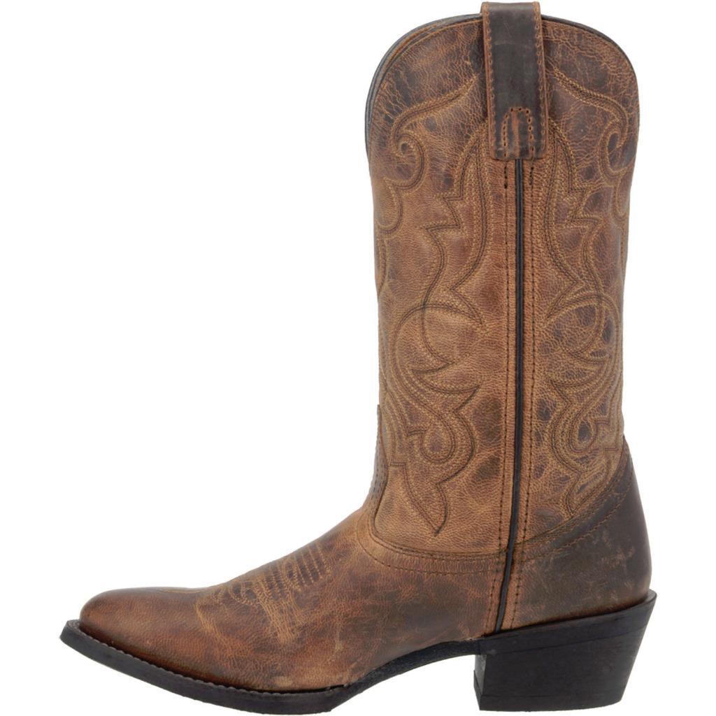 LAREDO MADDIE 11″ TAN DISTRESED WOMEN’S LEATHER WESTERN BOOTS 51112 NEW NIB