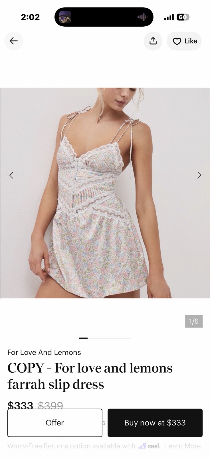 For Love And lemons farrah Slip Mini Dress Victorias Secret