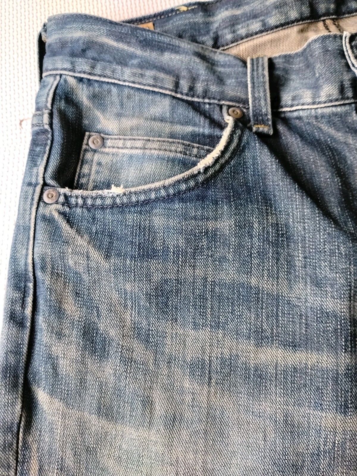 Lee Riders Gold Label LM2205 Bootcut Flare Denim Jeans Distressed Made In Japan