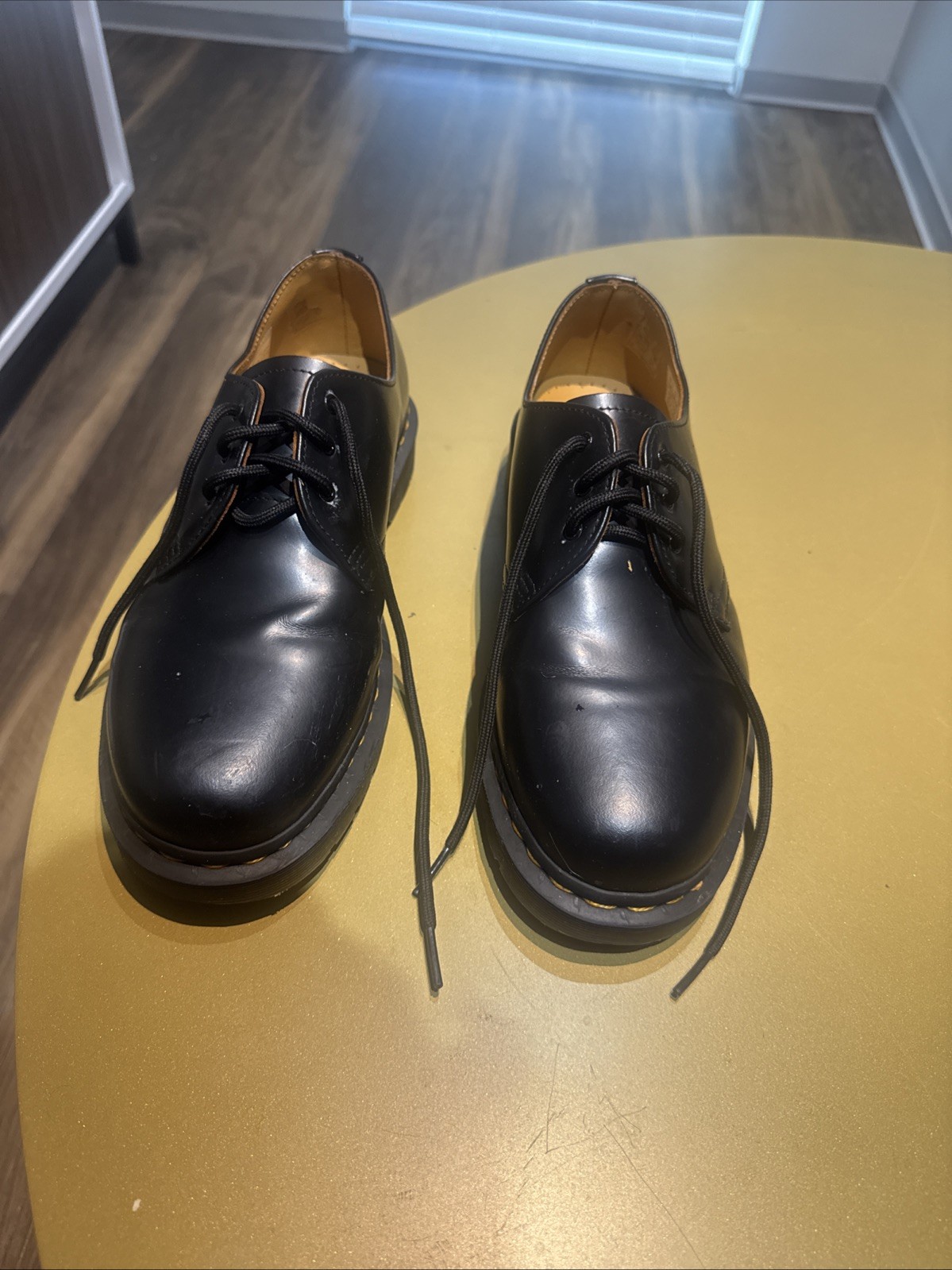 Dr. Martens Men’s Black 1461 Low Cut Leather Shoes Size 9 US AW501