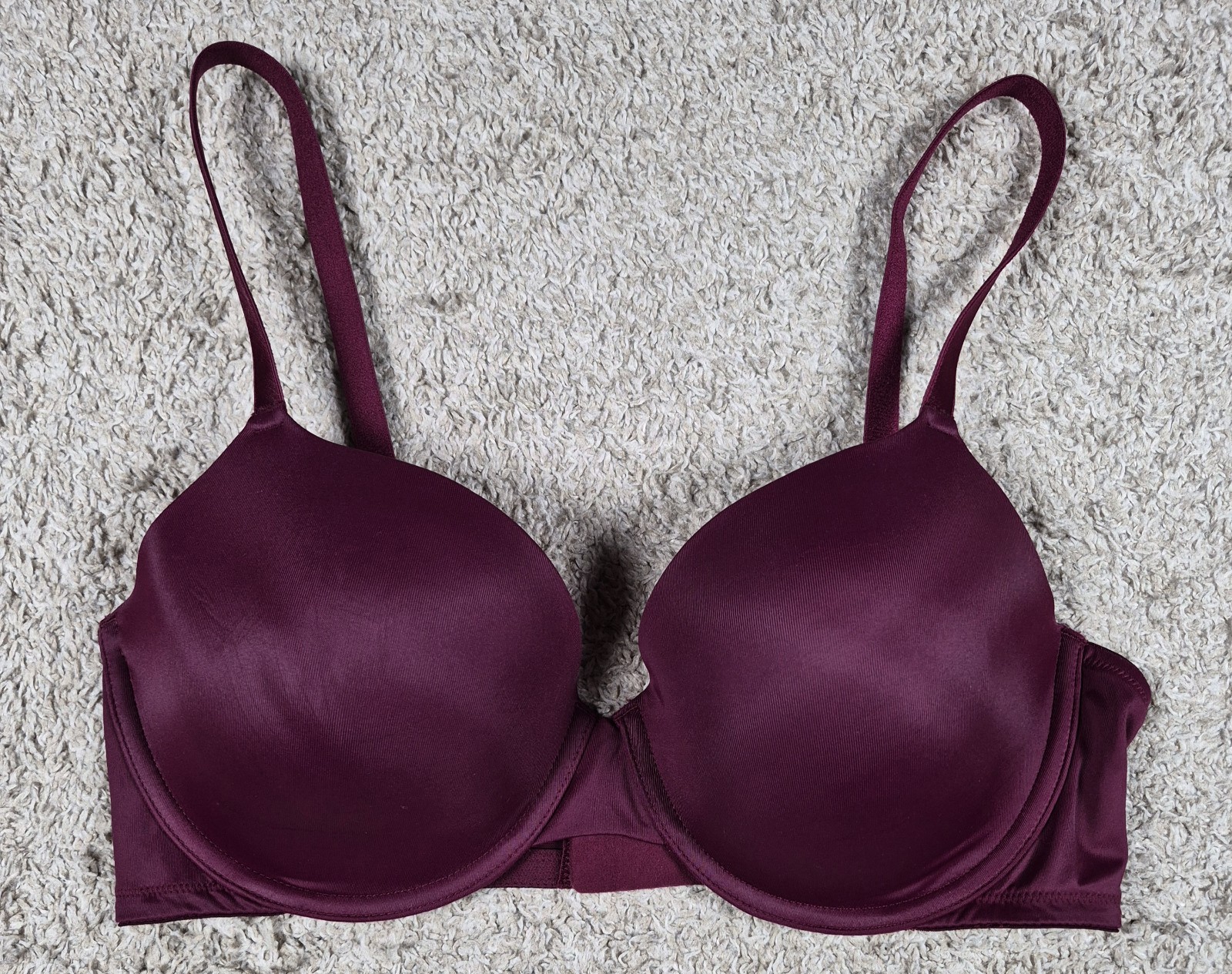 Pink Victorias Secret Wear Everywhere Tshirt Lightly Linend Bra Womens 36D