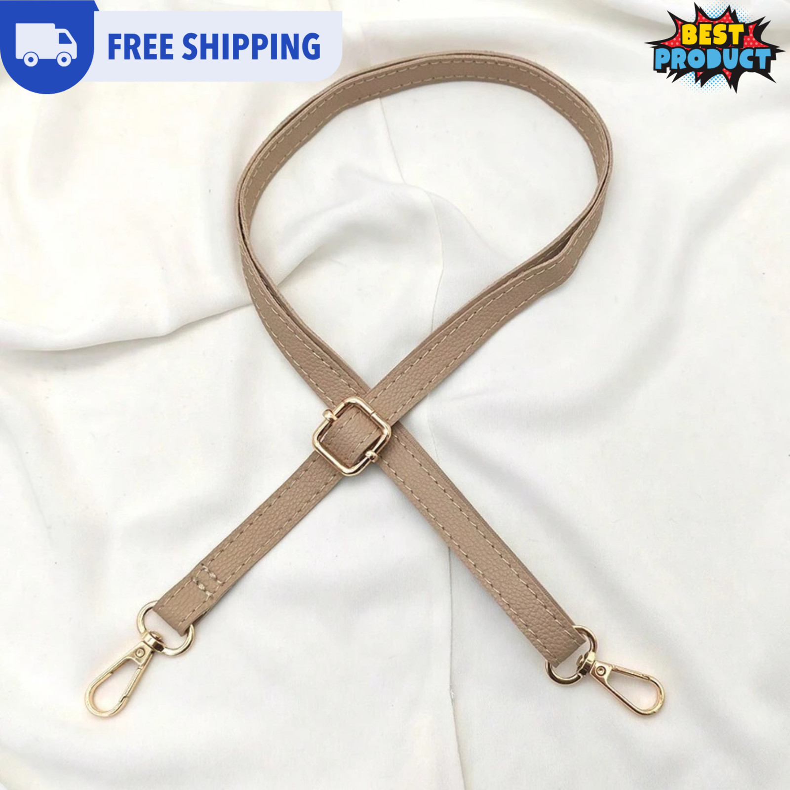 Adjustable Long Leather Crossbody Shoulder Bag Strap Handbag Belt Replacement x1