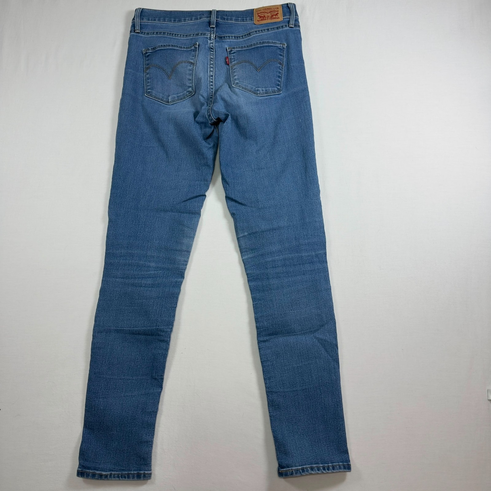 Levi’s 311 Skinny Medium Light Wash Jeans Womens 27 Mid Rise Zipper fly