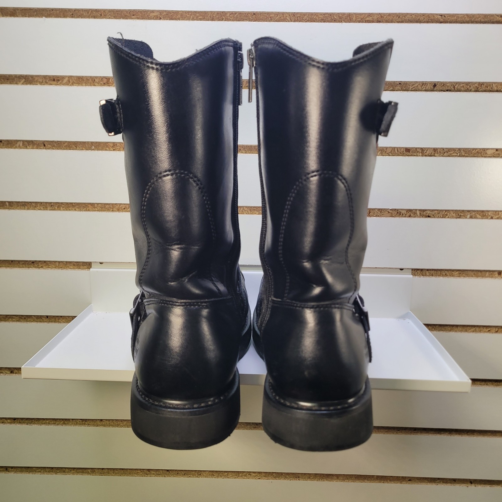 Harley Davidson Men’s Jason Black Steel Toe Boots Shoes D93120 Safety Sz 10M