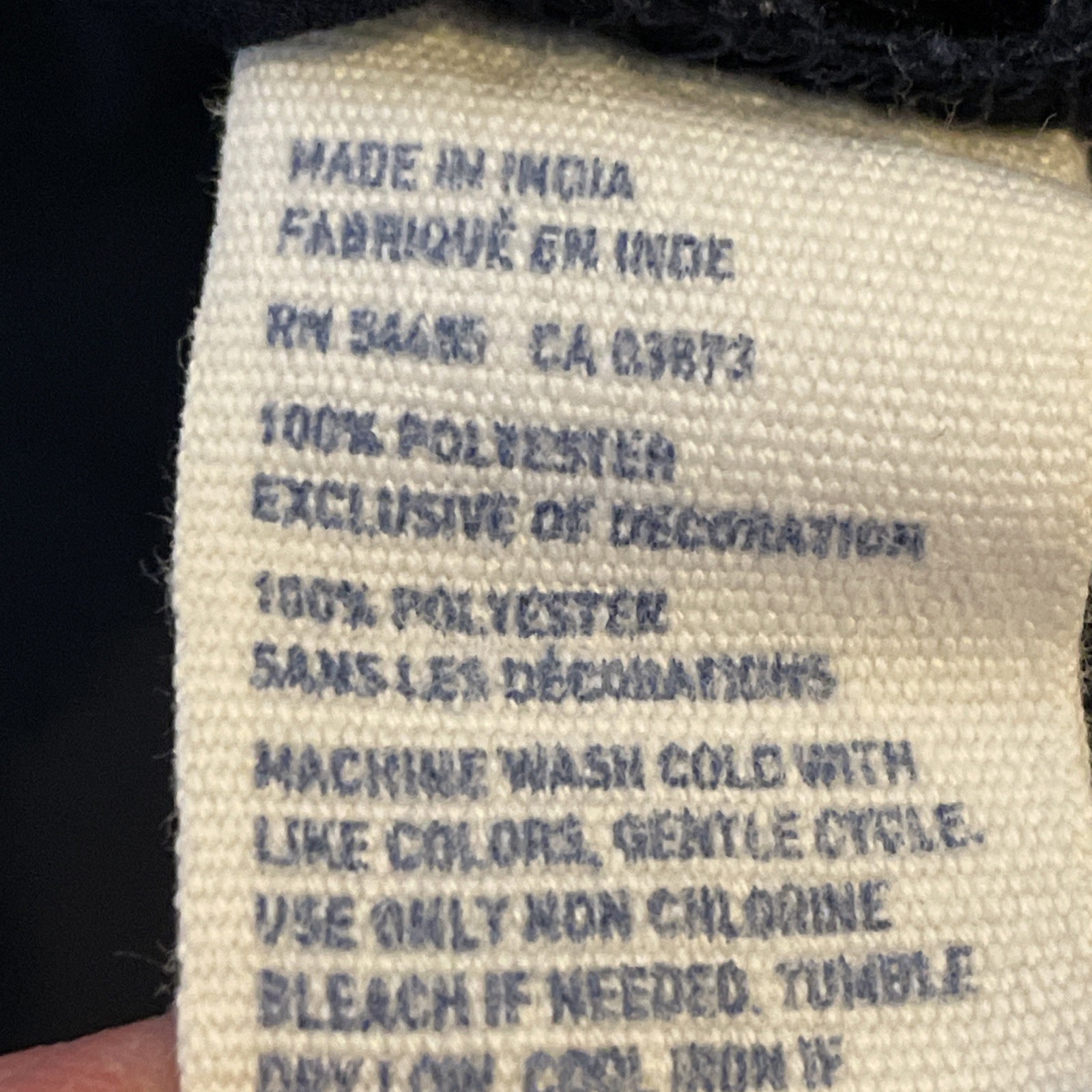 VTG American Eagle Outfitters Sheer Navy Colorful Embroidered Boho Blouse Large
