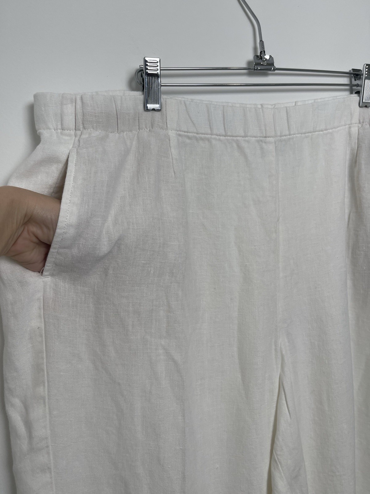 SEE DESCRIPTION J.Jill Love Linen Pants Women’s XL TALL Cropped Minimal Cottage