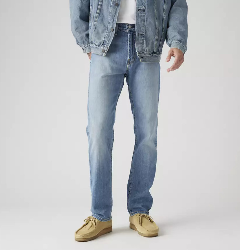 LEVI’S 505™ Regular Fit Men’s Jeans, Ocean Blues – Medium Wash – Stretch (NEW)