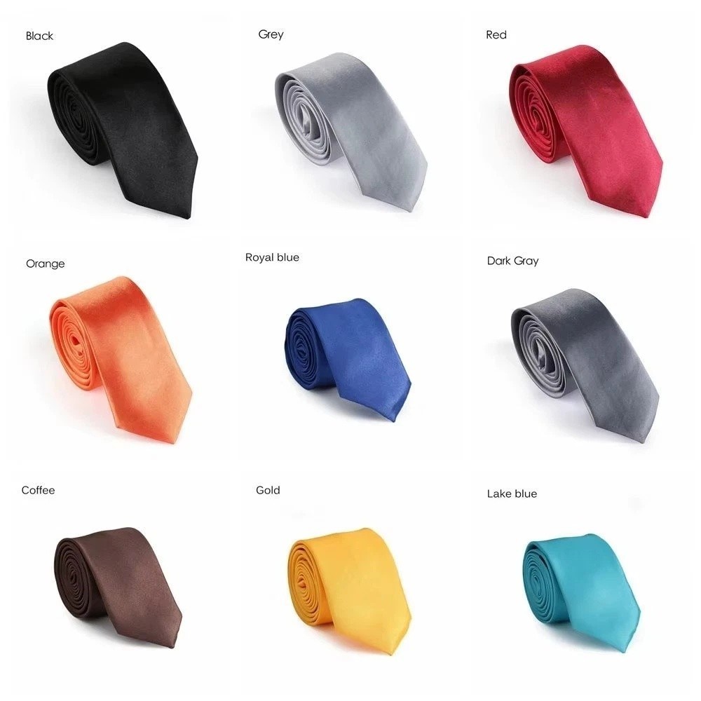 New Men’s Dress Tie Solid Color Classic Neck Tie Necktie Wedding Formal USA
