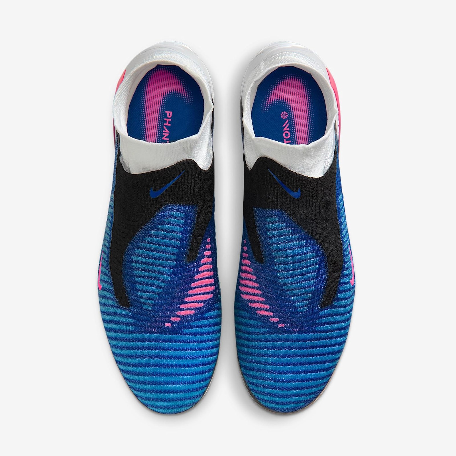 Nike Phantom 6 High Elite Firm-Ground Soccer Cleats (Racer Blue/White/Pink Blast
