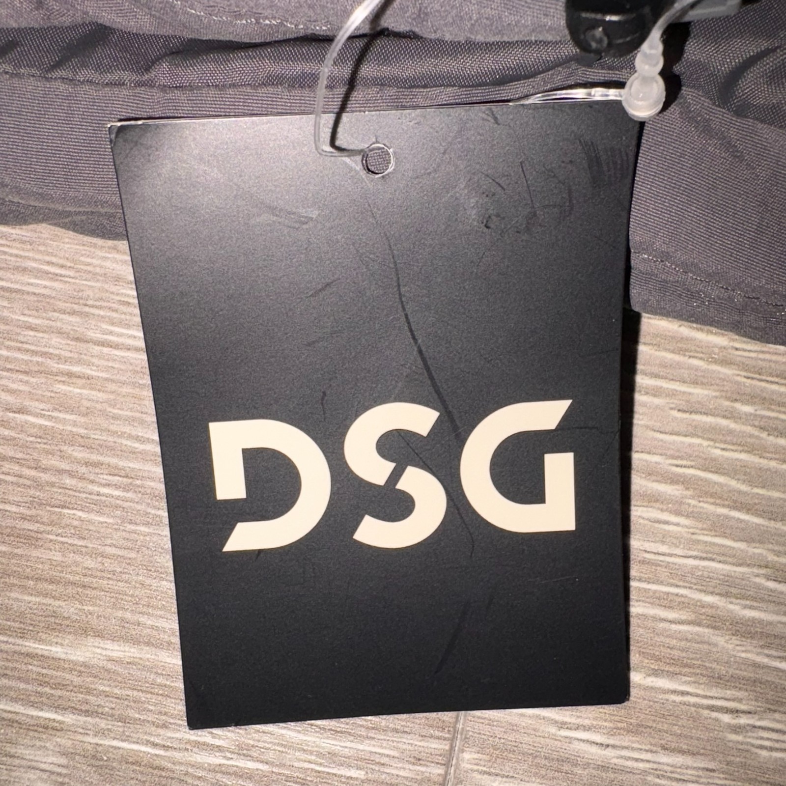NWT DSG Mens Dark Gray Black Lined Full Zip Insulated Winter Puffer Vest Size L
