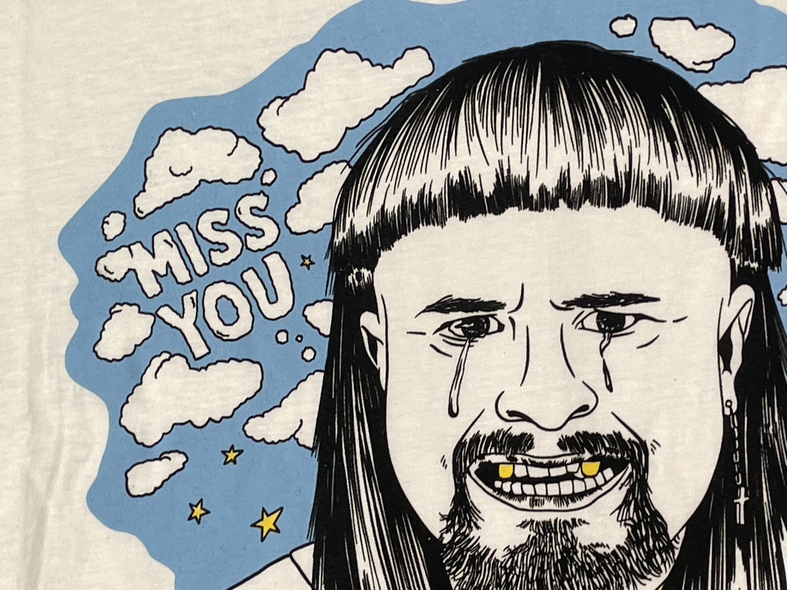 Oliver Tree T Shirt Size 3XL Miss You Official Merch Cowboys Dont Cry Licensed
