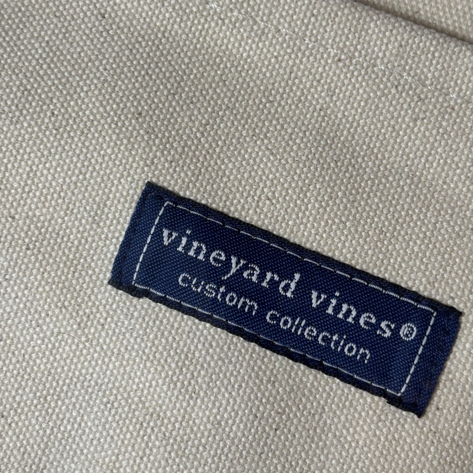 Vineyard Vines Custom Collection Canvas Tote Bag Collaboration Dunkin