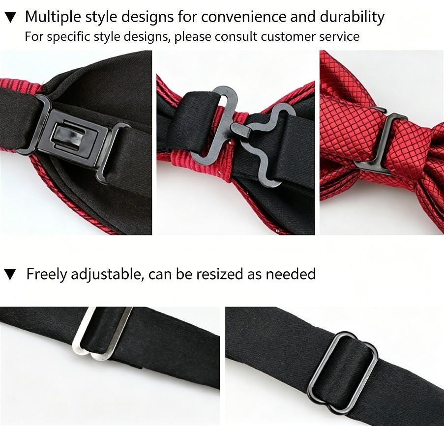 Mens Groom Suit Bowtie PreTied Necktie Four Style Formal Wedding Party Tuxedo