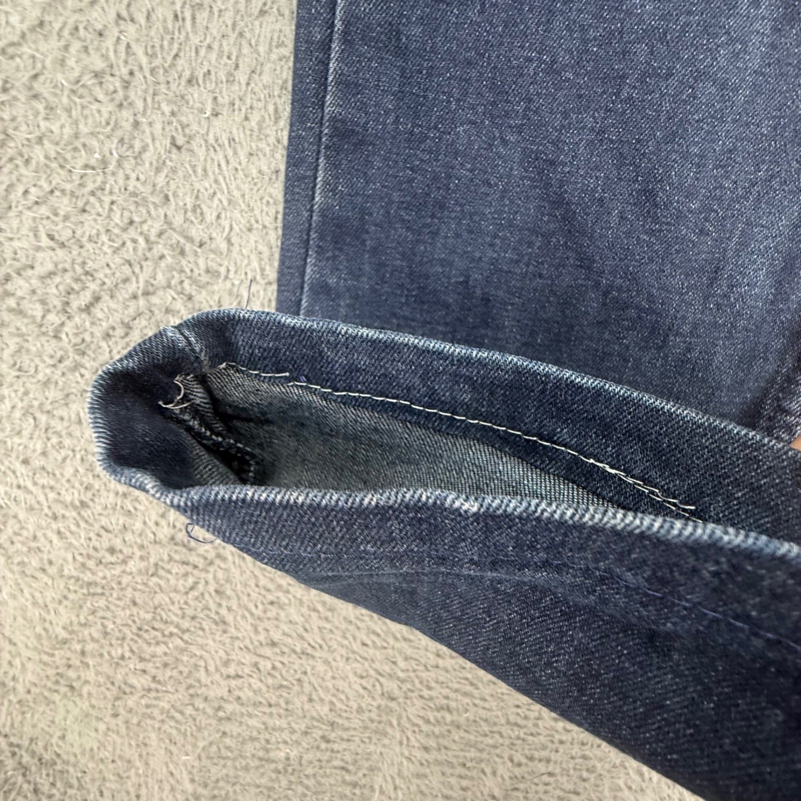 Levi’s 512 Slim Taper Jeans Mens 34×29.5 Blue Dark Wash All Seasons Tech Stretch