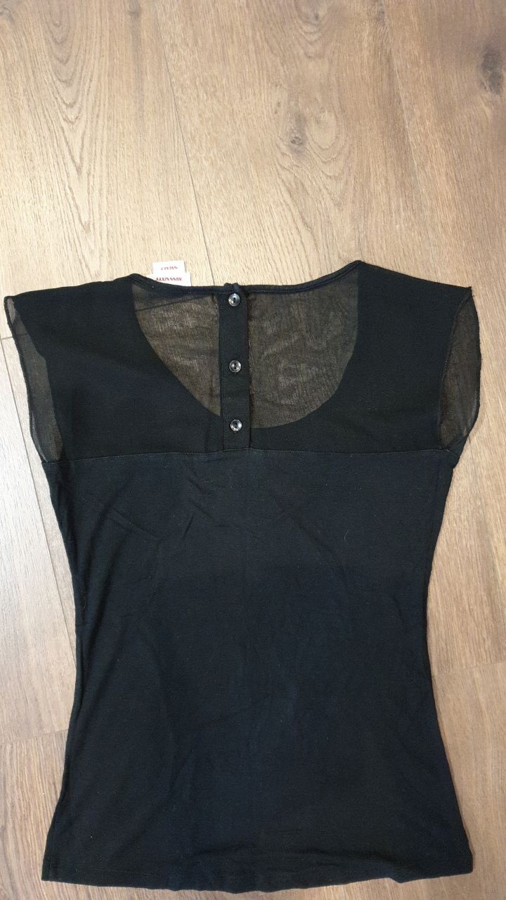 Archival Miss Sixty Black Top sz XS Miss60 Italy