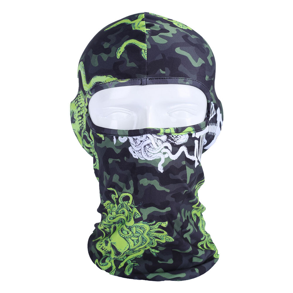 Tactical Outdoor Balaclava Full Face Mask Sun UV Protection Hood for Men Women