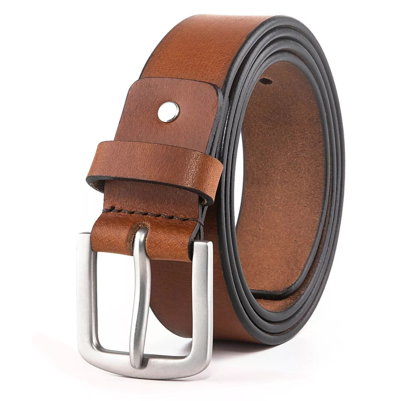 Multi Lot Men’s belts Genuine Leather Casual Dress Jeans Belts 1.5” wide