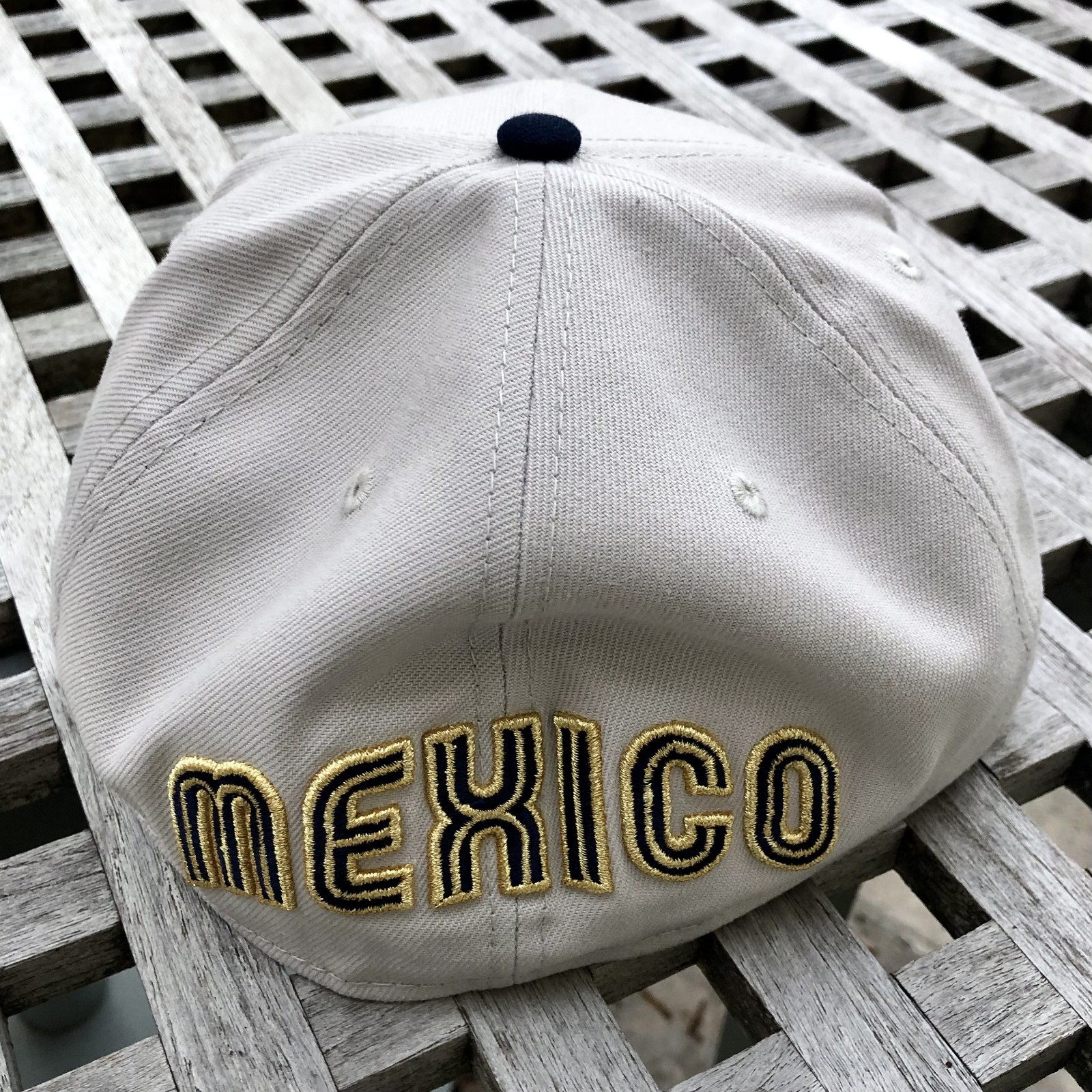Mexico M Logo Gold UV New Era 59FIFTY 2 Tone Pro Image Hat 7 1/2