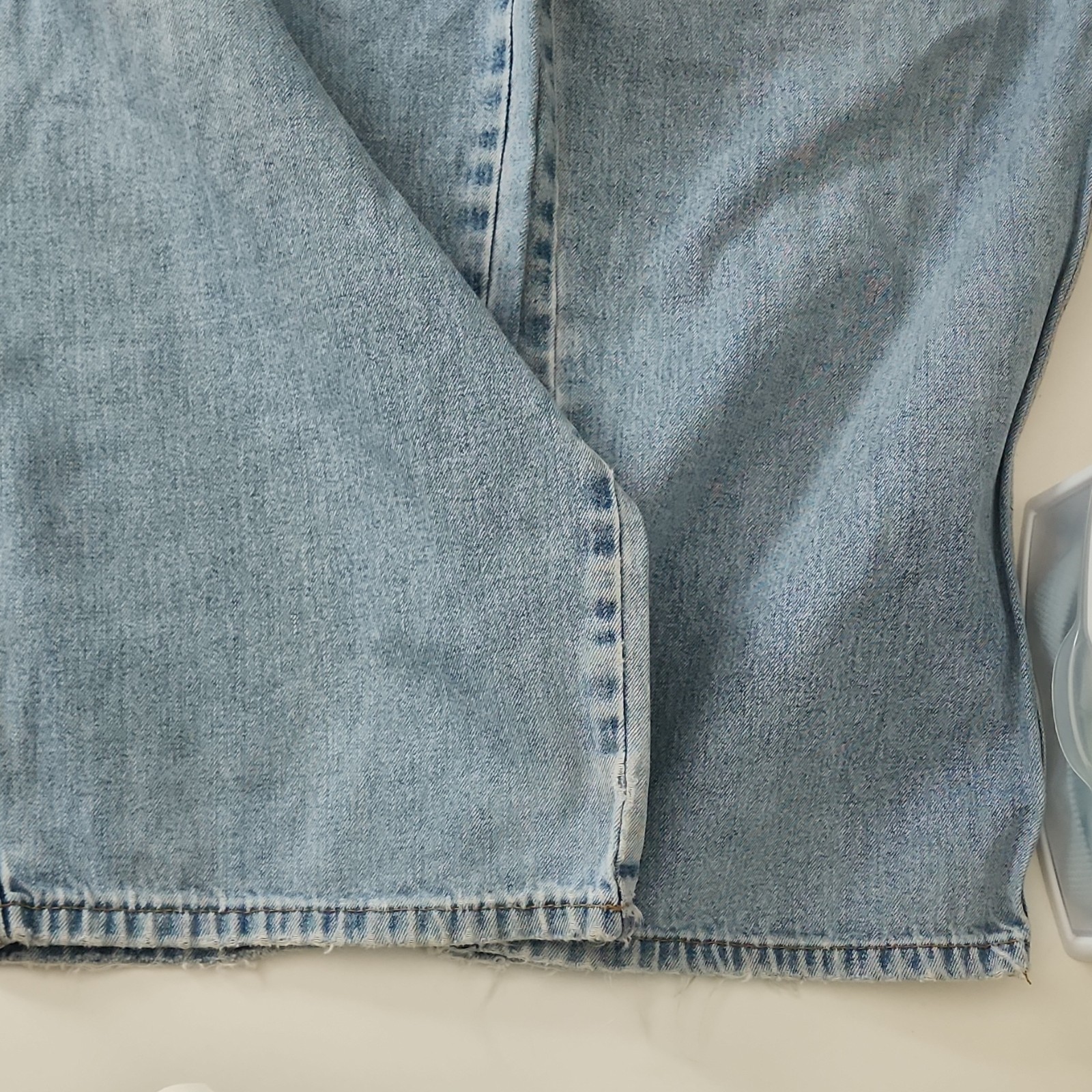 Arizona Jean Company Light Wash Straight Leg Denim Jeans Mid Rise Regular Fit