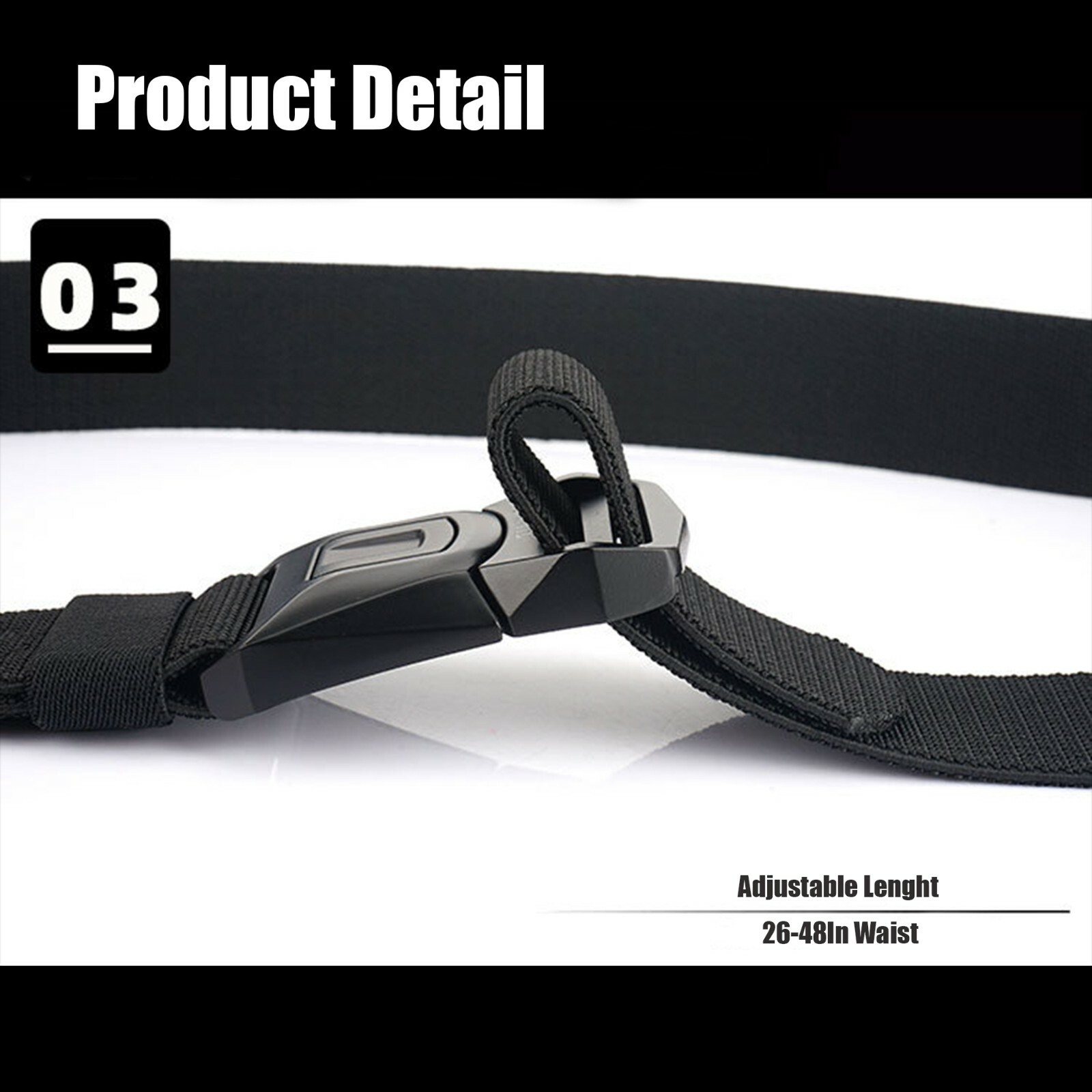 Quick Release Buckle Survival Army Military Belt Strap Tactical Rigger Waistband
