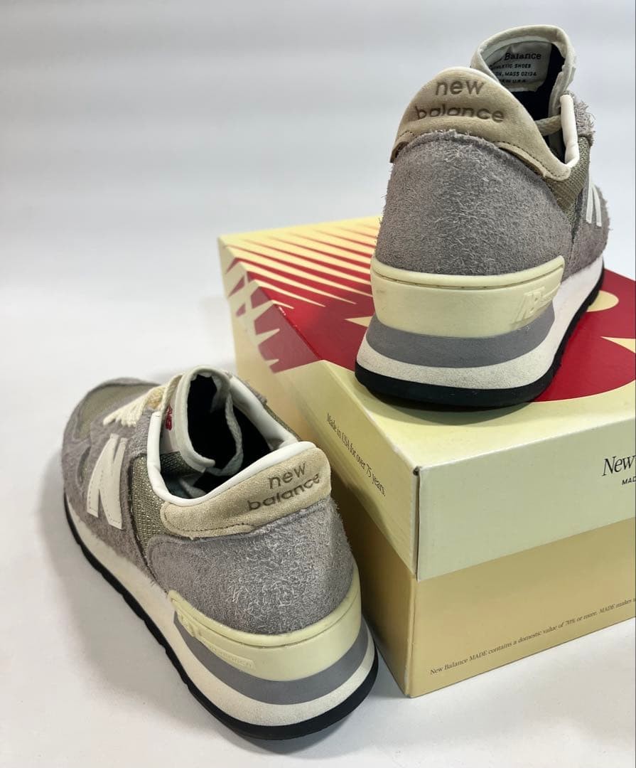 New Balance M990TA1 Gray Men’s Sneakers US8.0 Near Mint with Box