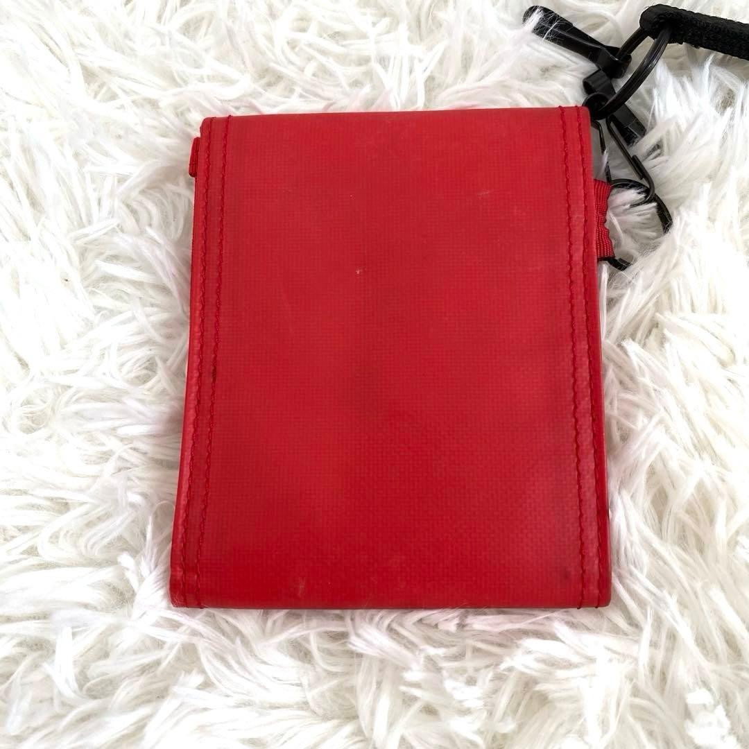 Porter Capsule Bifold Wallet Red Horizontal Used