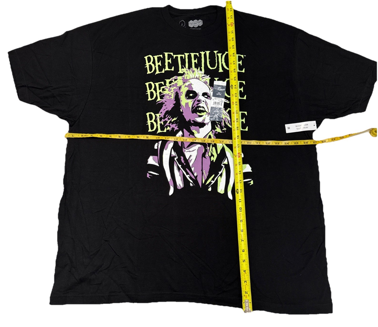 Beetlejuice Novelty T-Shirt Ghost With The Most 3XL XXXL Horror Movie New NWT
