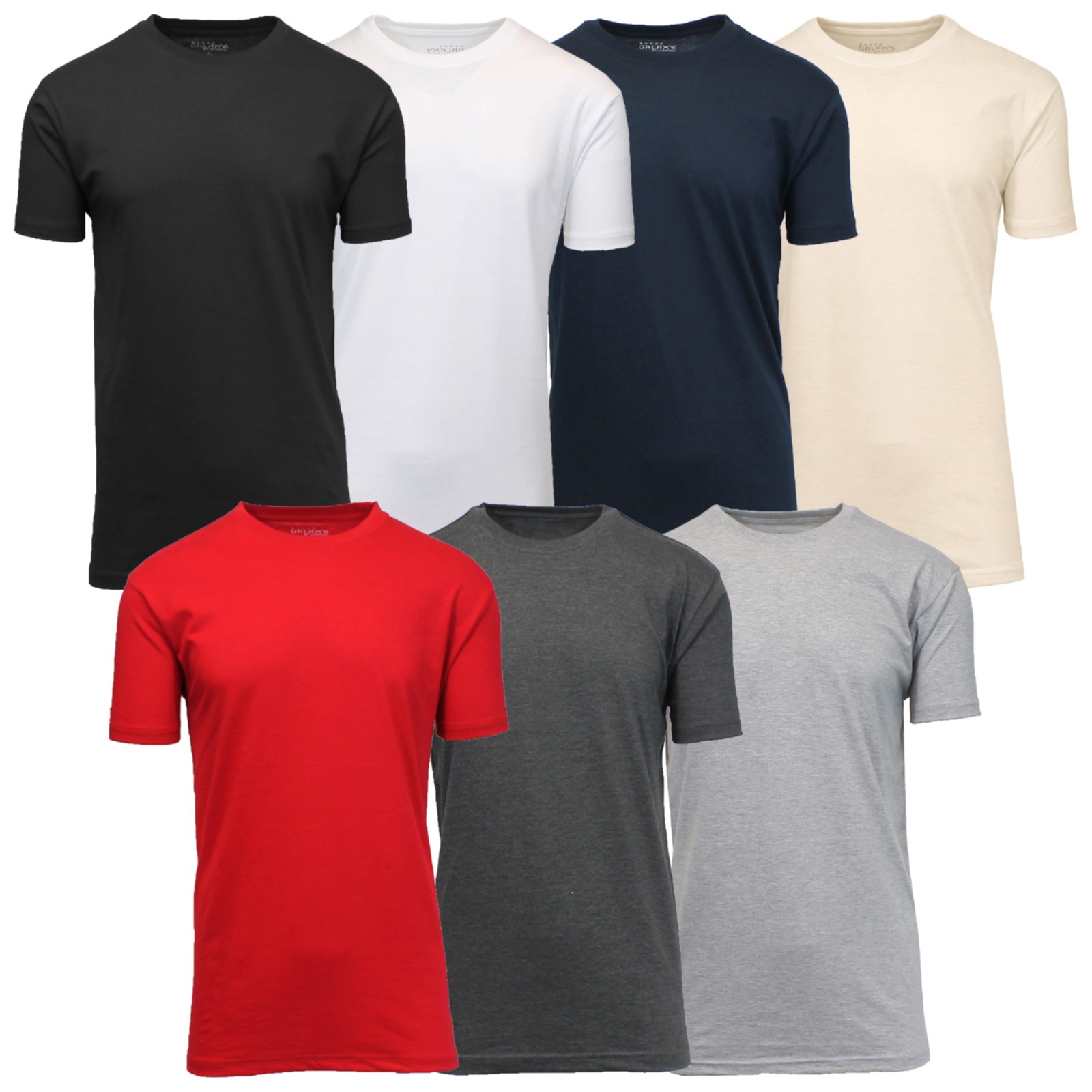 4-Pack Men’s Casual Crew Neck T-Shirt Tee (S-3XL) Free Shipping