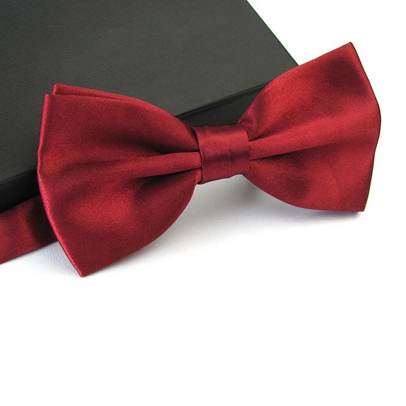 Mens Pre-tied Satin Bow Tie Adjustable Formal Tuxedo Wedding Party Necktie New
