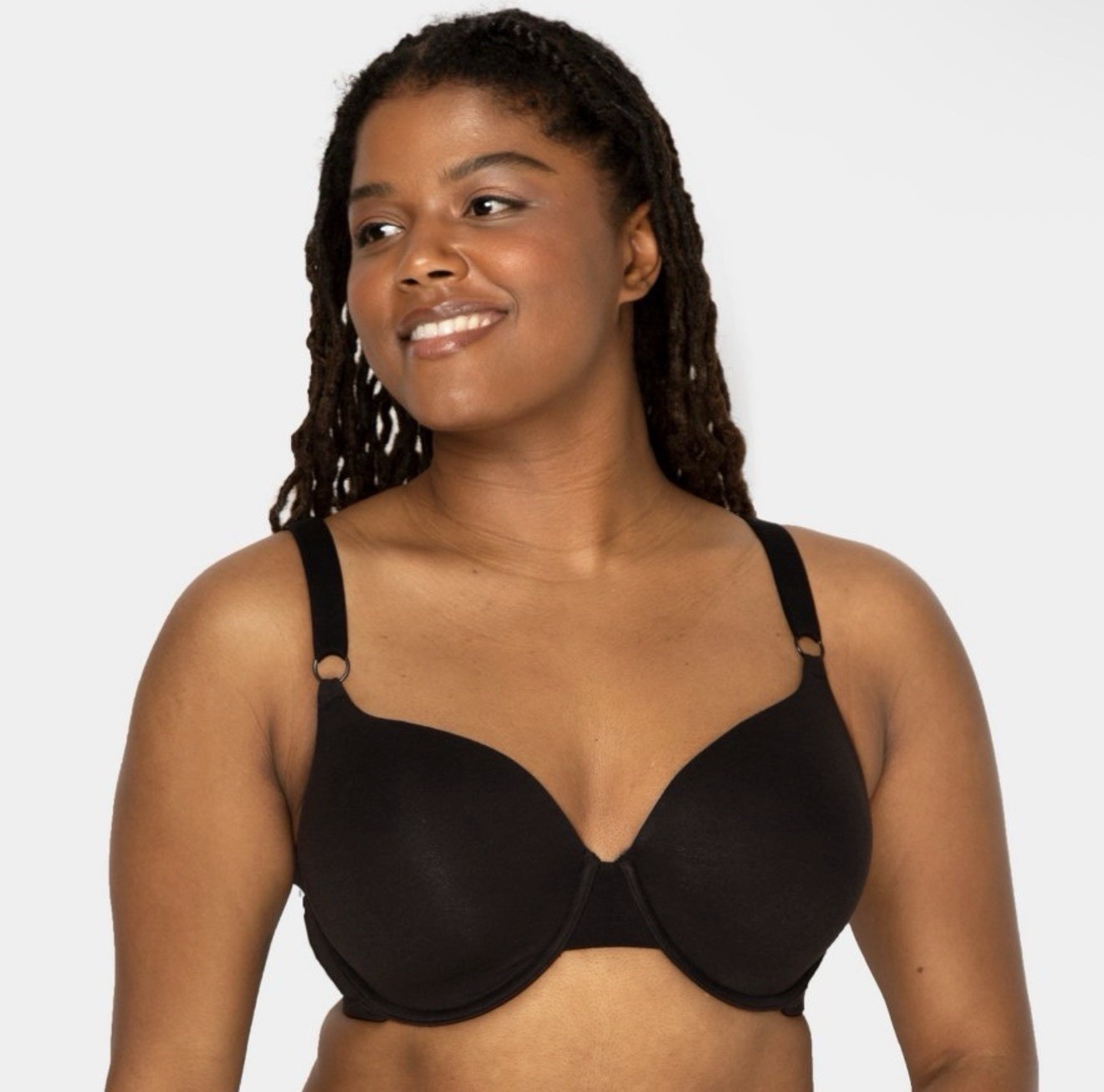 Fruit of the Loom Women’s T-Shirt Bra 3 Pk Lilac Whisper/Purple/Black SZ 36D New
