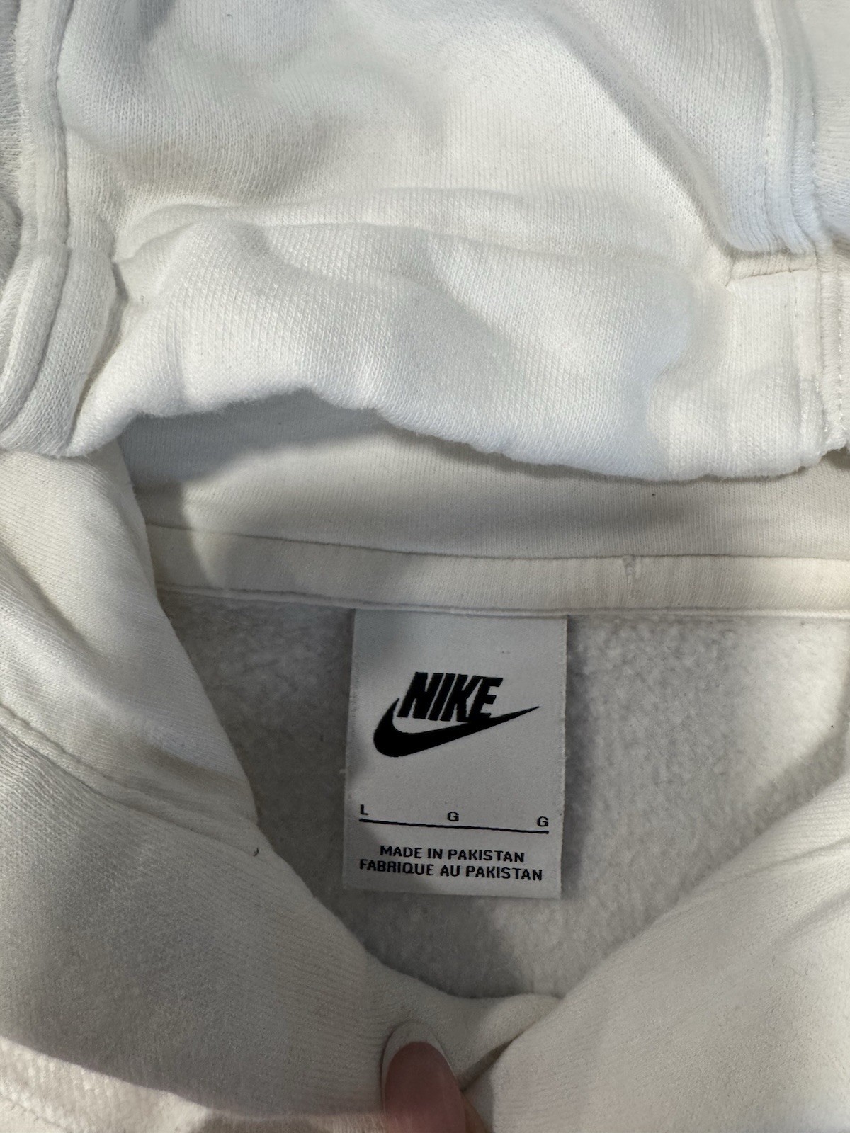 Nike Mens Sweatshirt and White Size Large (see Description)