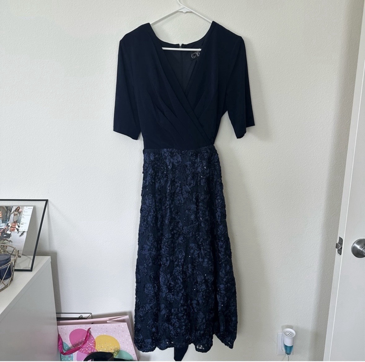alex evenings dress size 14 womens
